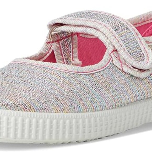Cienta Kids Shoes Baby Girl's 24013 (Toddler) Silver Sparkle 23 (US 6.5 Toddler) - Picture 8 of 8